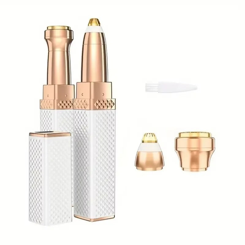 2-in-1 Multifunctional Electric Hair Removal Device with LED Light Specially Designed for Eyebrow Shaver Underarm Hair Leg Hair