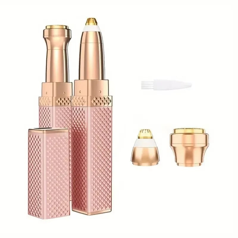 2-in-1 Multifunctional Electric Hair Removal Device with LED Light Specially Designed for Eyebrow Shaver Underarm Hair Leg Hair